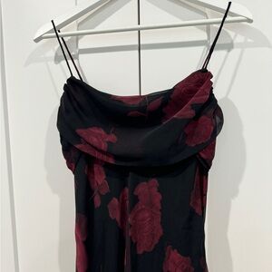 betsy and adam by jaslene 14 rose pattern slip dress